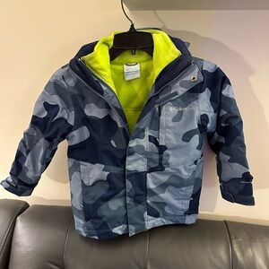 Columbia Blue Camo 3-in-1 Jacket